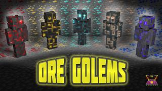 Thumbnail of the Minecraft Bedrock Marketplace product Ore Golems created by Cleverlike.