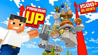 Thumbnail of the Minecraft Bedrock Marketplace product Parkour UP! created by Cleverlike.
