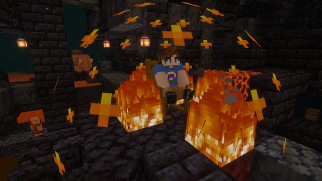 Screenshot of the Minecraft Bedrock Marketplace product Potion Bubbles Add-On created by Cleverlike.