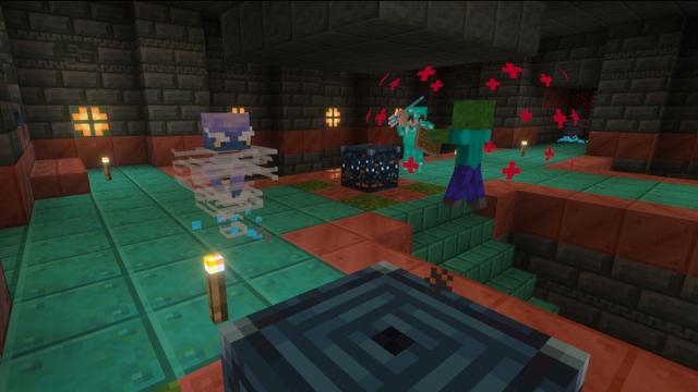 Screenshot of the Minecraft Bedrock Marketplace product Potion Bubbles Add-On created by Cleverlike.