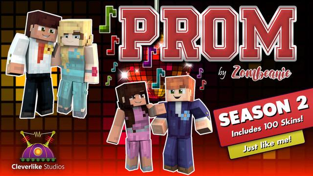 Thumbnail of the Minecraft Bedrock Marketplace product Prom - Season 2 created by Cleverlike.
