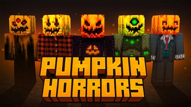 Thumbnail of the Minecraft Bedrock Marketplace product Pumpkin Horrors created by Cleverlike.