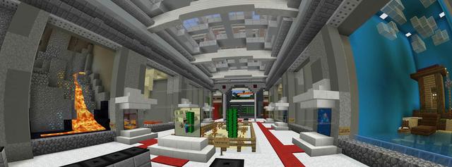 Panorama of the Minecraft Bedrock Marketplace product Race To Respawn created by Cleverlike.