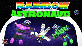Thumbnail of the Minecraft Bedrock Marketplace product Rainbow Astronauts created by Cleverlike.