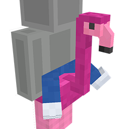Thumbnail of the Minecraft Bedrock Marketplace product Riding a Flamingo created by Cleverlike.