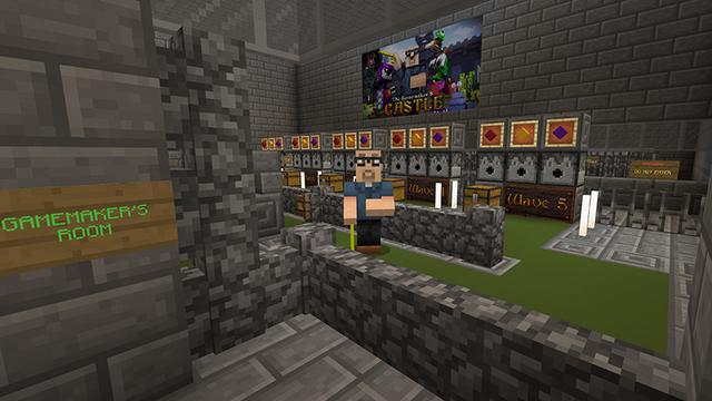 Screenshot of the Minecraft Bedrock Marketplace product The Gamemaker's Castle created by Cleverlike.