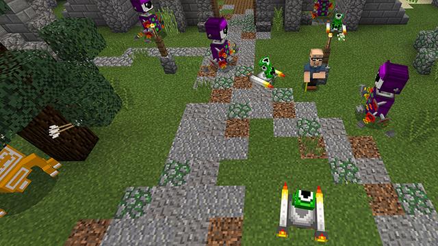 Screenshot of the Minecraft Bedrock Marketplace product The Gamemaker's Castle created by Cleverlike.