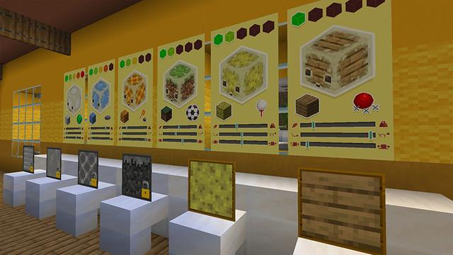 Screenshot of the Minecraft Bedrock Marketplace product Trick Shot Tycoon created by Cleverlike.