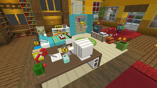 Screenshot of the Minecraft Bedrock Marketplace product Trick Shot Tycoon created by Cleverlike.