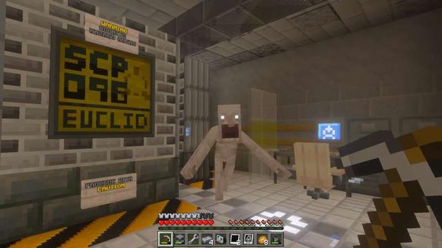 Screenshot of the Minecraft Bedrock Marketplace product SCP: Uncaged Add-On v1.1 created by Cloud Corp.