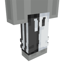 Thumbnail of the Minecraft Bedrock Marketplace product Black and White Track pants created by CodeStudios.