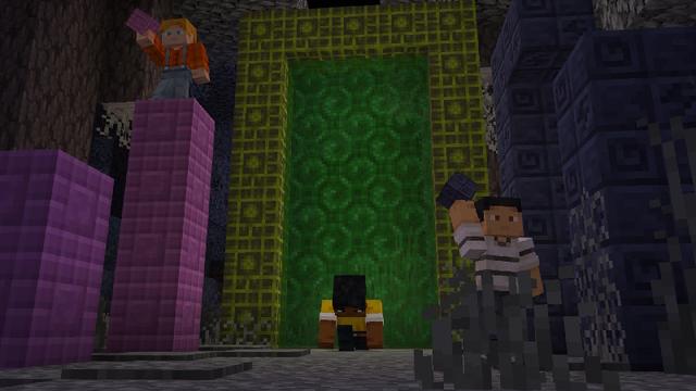 Screenshot of the Minecraft Bedrock Marketplace product Dimensional Travels Add-On created by CodeStudios.