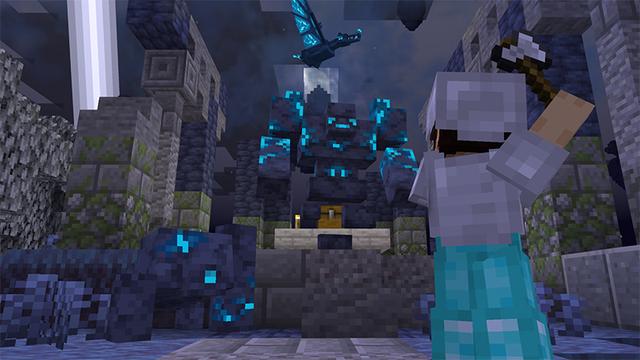 Screenshot of the Minecraft Bedrock Marketplace product Dimensional Travels Add-On created by CodeStudios.