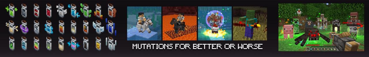 Panorama of the Minecraft Bedrock Marketplace product DNA Add-On created by CodeStudios.
