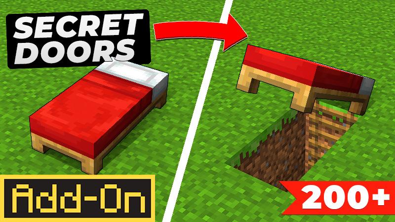 Secret Doors Add-On by CodeStudios | CHUNK - Minecraft Bedrock ...
