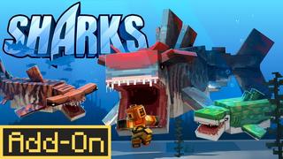 Thumbnail of the Minecraft Bedrock Marketplace product Sharks Add-On created by CodeStudios.