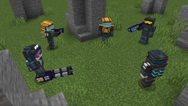 Screenshot of the Minecraft Bedrock Marketplace product Alien Apocalypse Add-On created by CompyCraft.