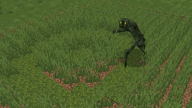 Screenshot of the Minecraft Bedrock Marketplace product Alien Apocalypse Add-On created by CompyCraft.