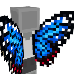 Thumbnail of the Minecraft Bedrock Marketplace product Blue Morpho Butterfly created by CompyCraft.