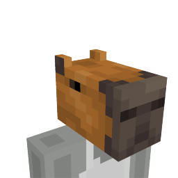 Thumbnail of the Minecraft Bedrock Marketplace product Capybara Head created by CompyCraft.