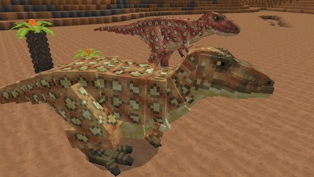 Screenshot of the Minecraft Bedrock Marketplace product CLAWS: a Dinosaur Adventure created by CompyCraft.