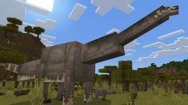 Screenshot of the Minecraft Bedrock Marketplace product Dinosaur Era created by CompyCraft.