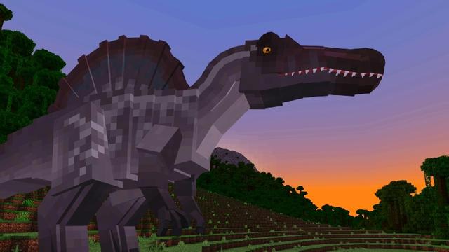 Screenshot of the Minecraft Bedrock Marketplace product Dinosaur Survivors created by CompyCraft.
