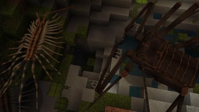 Screenshot of the Minecraft Bedrock Marketplace product Giant Bugs Add-On created by CompyCraft.