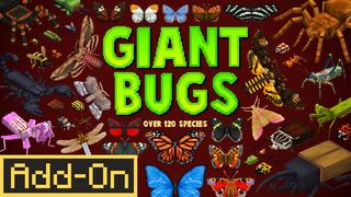 Thumbnail of the Minecraft Bedrock Marketplace product Giant Bugs Add-On created by CompyCraft.