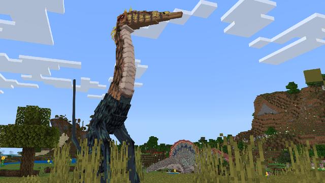 Screenshot of the Minecraft Bedrock Marketplace product Paleocraft: Dinosaur Breakout created by CompyCraft.