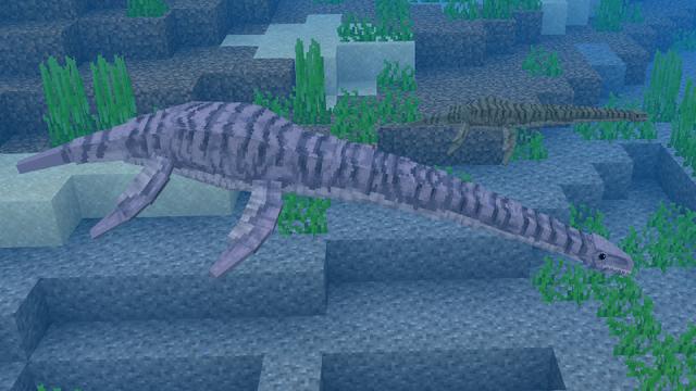 Screenshot of the Minecraft Bedrock Marketplace product Paleocraft: Dinosaur Breakout created by CompyCraft.