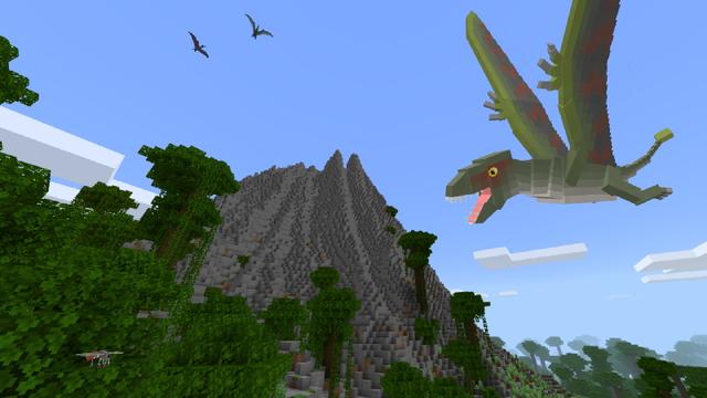 Screenshot of the Minecraft Bedrock Marketplace product Paleocraft created by CompyCraft.