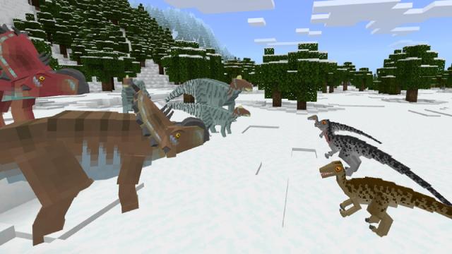 Screenshot of the Minecraft Bedrock Marketplace product Paleocraft created by CompyCraft.