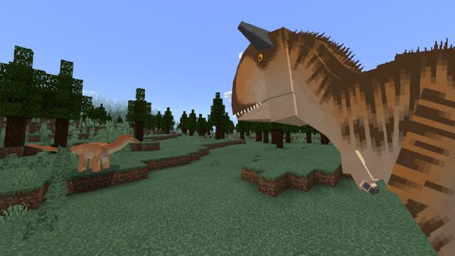 Screenshot of the Minecraft Bedrock Marketplace product Paleocraft created by CompyCraft.