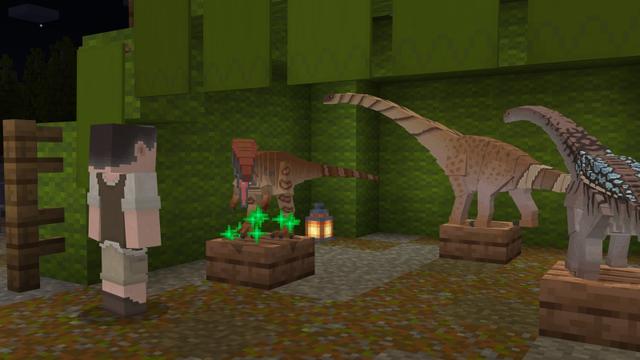 Screenshot of the Minecraft Bedrock Marketplace product The Giant Dinosaur Adventure created by CompyCraft.
