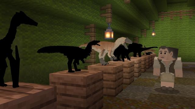 Screenshot of the Minecraft Bedrock Marketplace product The Giant Dinosaur Adventure created by CompyCraft.
