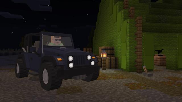 Screenshot of the Minecraft Bedrock Marketplace product The Giant Dinosaur Adventure created by CompyCraft.