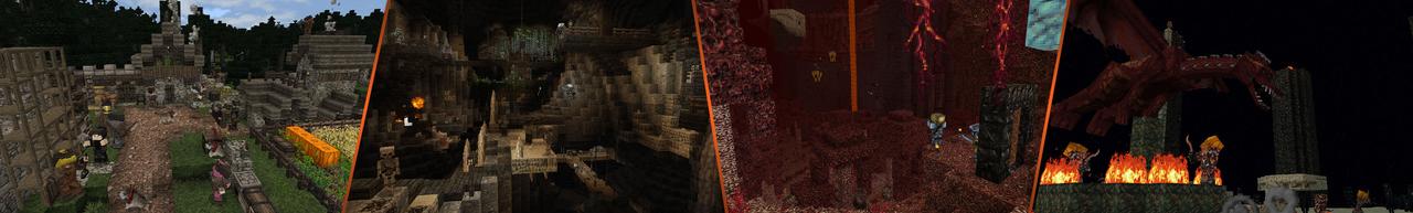 Panorama of the Minecraft Bedrock Marketplace product Conquest created by Conquest Studios.