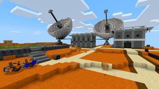 Screenshot of the Minecraft Bedrock Marketplace product Alien Base created by CrackedCubes.