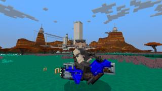 Screenshot of the Minecraft Bedrock Marketplace product Alien Base created by CrackedCubes.