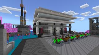 Screenshot of the Minecraft Bedrock Marketplace product Alien Research Station created by CrackedCubes.