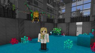 Screenshot of the Minecraft Bedrock Marketplace product Alien Research Station created by CrackedCubes.