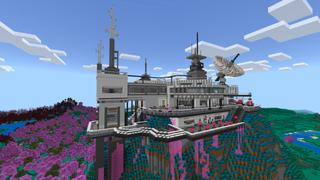 Screenshot of the Minecraft Bedrock Marketplace product Alien Research Station created by CrackedCubes.