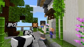 Screenshot of the Minecraft Bedrock Marketplace product Anime Castle created by CrackedCubes.