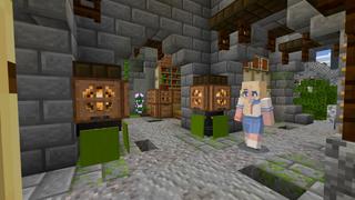 Screenshot of the Minecraft Bedrock Marketplace product Anime Castle created by CrackedCubes.