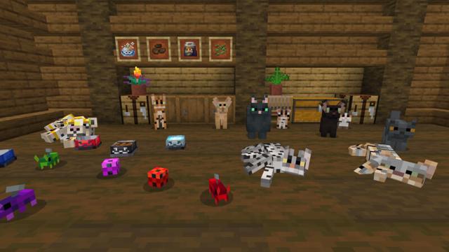 Screenshot of the Minecraft Bedrock Marketplace product Basic Cats Add-On (1.0) created by CrackedCubes.