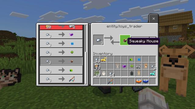 Screenshot of the Minecraft Bedrock Marketplace product Basic Cats Add-On (1.0) created by CrackedCubes.