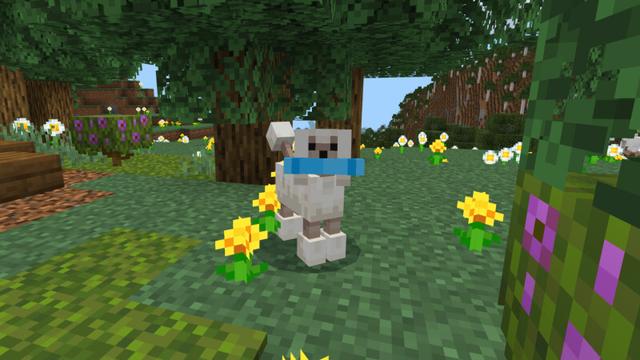 Screenshot of the Minecraft Bedrock Marketplace product Basic Dogs Add-On created by CrackedCubes.