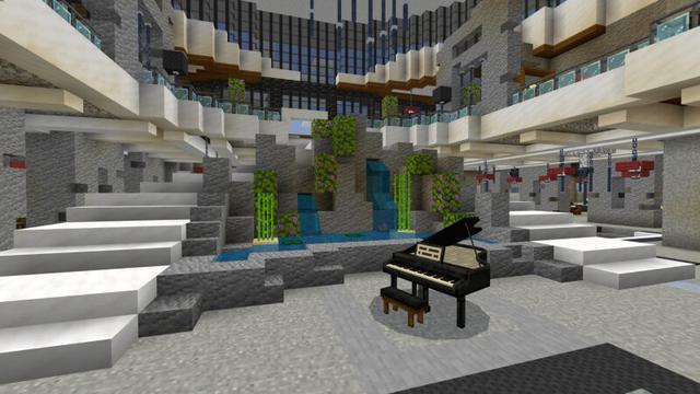 Screenshot of the Minecraft Bedrock Marketplace product Beachside Mansion created by CrackedCubes.