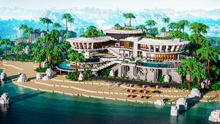 Thumbnail of the Minecraft Bedrock Marketplace product Beachside Mansion created by CrackedCubes.